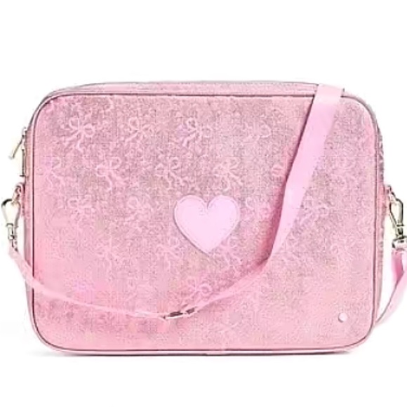LoveShackFancy Handbags - LoveShackFancy state laptop case / bag / carrier beautiful pink coquette bows